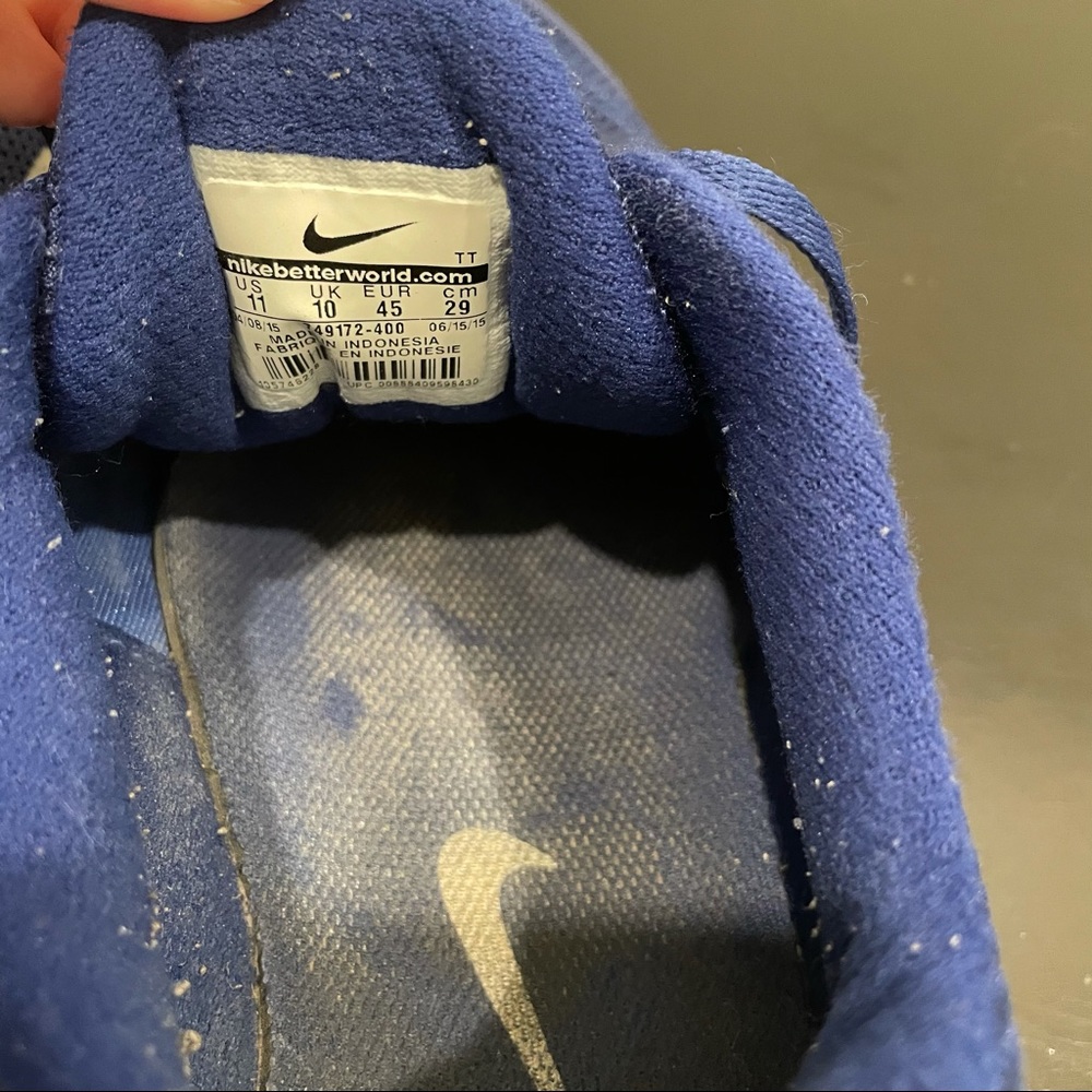 Nike blue athletic shoes - Picture 8 of 8